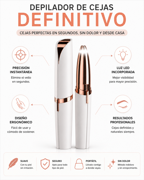 Depilador De Cejas Recargable